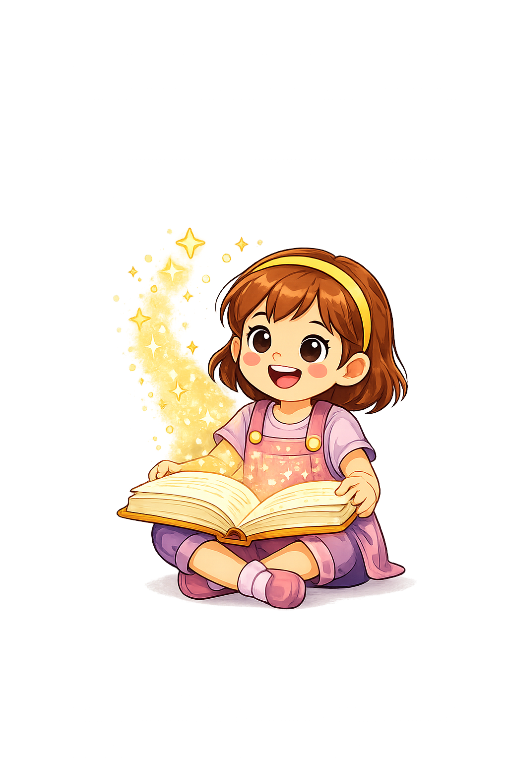 Ребёнок читает